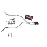 Dakota 87-96 dual exhaust 2.5 pipe Flowmaster Super 10 SW Tip Corner exit