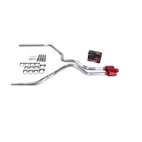 Silverado 88-95 dual exhaust 2.5 SS pipe Cherry Bomb Extreme