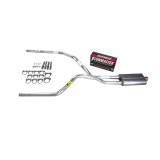 Dakota 87-96 dual exhaust 2.5 pipe Flowmaster 50
