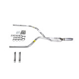 Dakota 87-96 dual exhaust 2.5 pipe Glass Pack muffler RW Tip