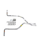 Dakota 87-96 dual exhaust 2.5 pipe No Muffler   Side Exit