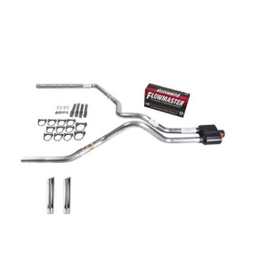 Dakota 87-96 dual exhaust 2.5 MA pipe Flowmaster Super 10 RW Tip