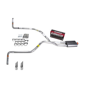 Silverado 07-13 dual exhaust 2.5 pipe Flowmaster 40  SW Tip Side Exit