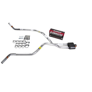 Silverado 07-13 dual exhaust 2.5 pipe Flowmaster Super 10  Corner exit