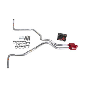 S10 / S15 83-94 dual exhaust 2.5 MA pipe Cherry Bomb Extreme  Side Exit
