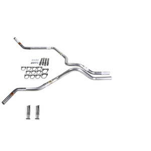 S10 / S15 83-94 dual exhaust 2.25 MA pipe No Muffler  RC Tip Corner exit