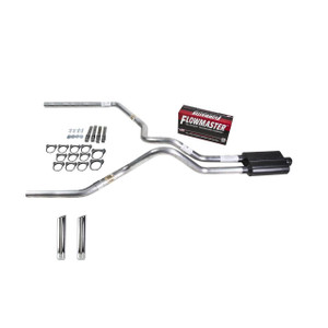S10 / S15 95-01 dual exhaust 2.25 MA pipe Flowmaster Super 44 RW Tip