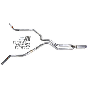 S10 / S15 95-01 dual exhaust 2.25 MA pipe Glass Pack muffler  Corner exit