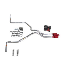 Dakota 97-05 dual exhaust 2.5 MA pipe Cherry Bomb Extreme RC Tip Side Exit