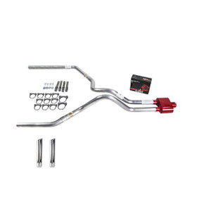 Dakota 97-05 dual exhaust 2.5 MA pipe Cherry Bomb Extreme RW Tip