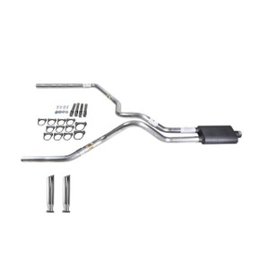 Dakota 97-05 dual exhaust 2.5 MA pipe Flowsound Muffler RC Tip