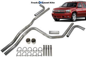 Chevy Suburban 2007-2014 Customizable 2.5" Dual Exhaust Kit