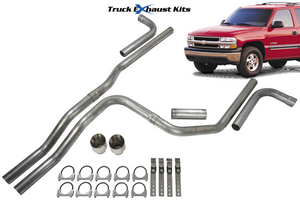 Chevy Suburban 2001-2006 Customizable 2.5" Dual Exhaust Kit