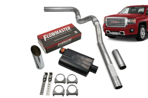 Customizable Single 3" Exhaust Kit for Chevy Silverado/Sierra 2007-2014