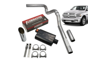 Customizable Single 3" Exhaust Kit for Dodge Ram 1500 2009 to 2014