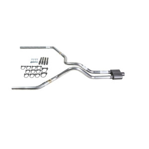 Ram 02-03 dual exhaust 2.5 MA pipe 1 chamber muffler