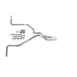 Ram 09-13 dual exhaust 2.5 SS pipe No Muffler   Side Exit