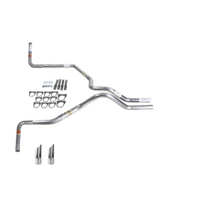 F150 05-06 dual exhaust 2.5 SS pipe No Muffler  SW Tip Side Exit