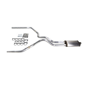 F150 07-13 dual exhaust 2.5 SS pipe Stainless muffler F150 07-13 dual exhaust 2.5 SS pipe Stainless muffler
