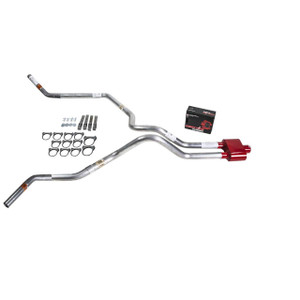 Ranger 96-04 dual exhaust 2.5 MA pipe Cherry Bomb Extreme  Corner exit
