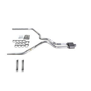 Ranger 96-04 dual exhaust 2.25 MA pipe 1 chamber muffler RW Tip