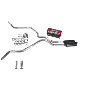 Ranger 96-04 dual exhaust 2.25 MA pipe Flowmaster Super 44 RC Tip Corner exit