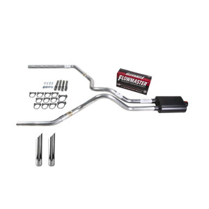 Ranger 96-04 dual exhaust 2.25 MA pipe Flowmaster Super 40 SW Tip