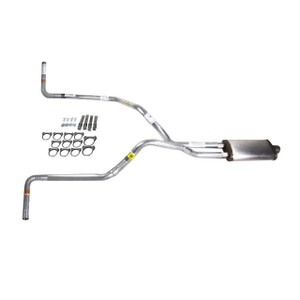 Dakota 87-96 dual exhaust 2.5 pipe Stainless muffler  Side Exit