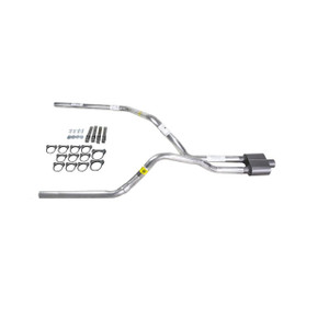 Dakota 87-96 dual exhaust 2.5 pipe 1 chamber muffler