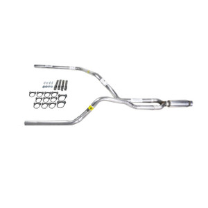 Dakota 87-96 dual exhaust 2.5 pipe Glass Pack muffler