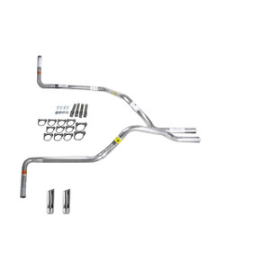 Dakota 87-96 dual exhaust 2.5 pipe No Muffler  RW Tip Side Exit