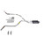 Silverado 99-06 dual exhaust 2.25 pipe Flowsound Muffler SW Tip Corner exit