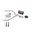 Silverado 07-13 dual exhaust 2.5 SS pipe Flowmaster Super 10 SW Tip