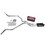 Silverado 07-13 dual exhaust 2.5 SS pipe Flowmaster Super 44  Corner exit