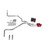 S10 / S15 83-94 dual exhaust 2.5 MA pipe Cherry Bomb Extreme RC Tip Side Exit