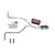 Dakota 97-05 dual exhaust 2.5 pipe Flowmaster 40  RW Tip Side Exit