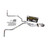S10 / S15 95-01 dual exhaust 2.25 MA pipe Magnaflow  Side Exit