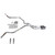 S10 / S15 95-01 dual exhaust 2.25 MA pipe 1 chamber muffler RC Tip Corner exit