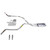 Silverado 96-99 dual exhaust 2.25 pipe dual inlet Flowsound Muffler RC Tip Corner exit