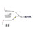 Silverado 96-99 dual exhaust 2.25 pipe dual inlet Flowsound Muffler SW Tip Side Exit