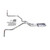 Silverado 96-99 dual exhaust 2.25 MA pipe dual inlet Flowsound Muffler  Side Exit