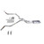 Silverado 96-99 dual exhaust 2.25 MA pipe dual inlet Flowsound Muffler SW Tip Corner exit