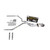 Dakota 97-05 dual exhaust 2.5 MA pipe Magnaflow RC Tip