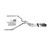 Dakota 97-05 dual exhaust 2.5 MA pipe Stainless muffler