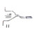Silverado 96-99 dual exhaust 2.5 MA pipe dual inlet Flowsound Muffler RW Tip Side Exit
