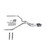 Dakota 97-05 dual exhaust 2.5 MA pipe 1 chamber muffler RC Tip