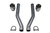 Dodge 2.5" stainless "through bumper" adapters with double rolled tips