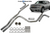 Chevy Avalanche 2009-2014 Customizable 2.5" Dual Exhaust Kit