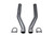 Dodge 2.5" Stainless "through bumper" adapters 