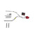 Dakota 87-96 dual exhaust 2.5 pipe Cherry Bomb Extreme SC Tip